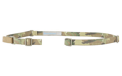 Blue Force Gear Vickers ONE Sling -  2-Point Combat Sling -  54" with Adjuster Tightened -  Black -  1" Webbing -  Attached with TriGlide -  Hardware Not Included