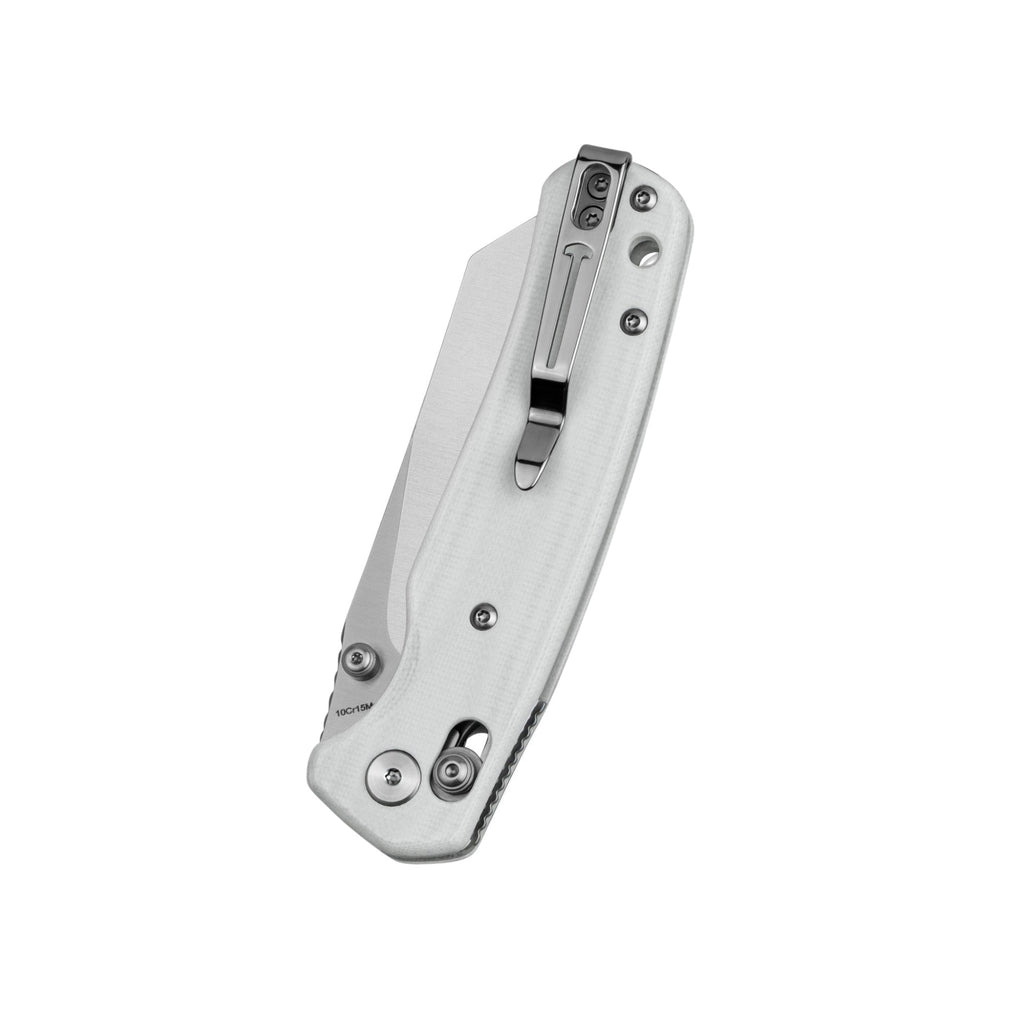 Bestech Cicada's Wing Folding Knife - 10Cr15CoMoV Blade B-Lock White