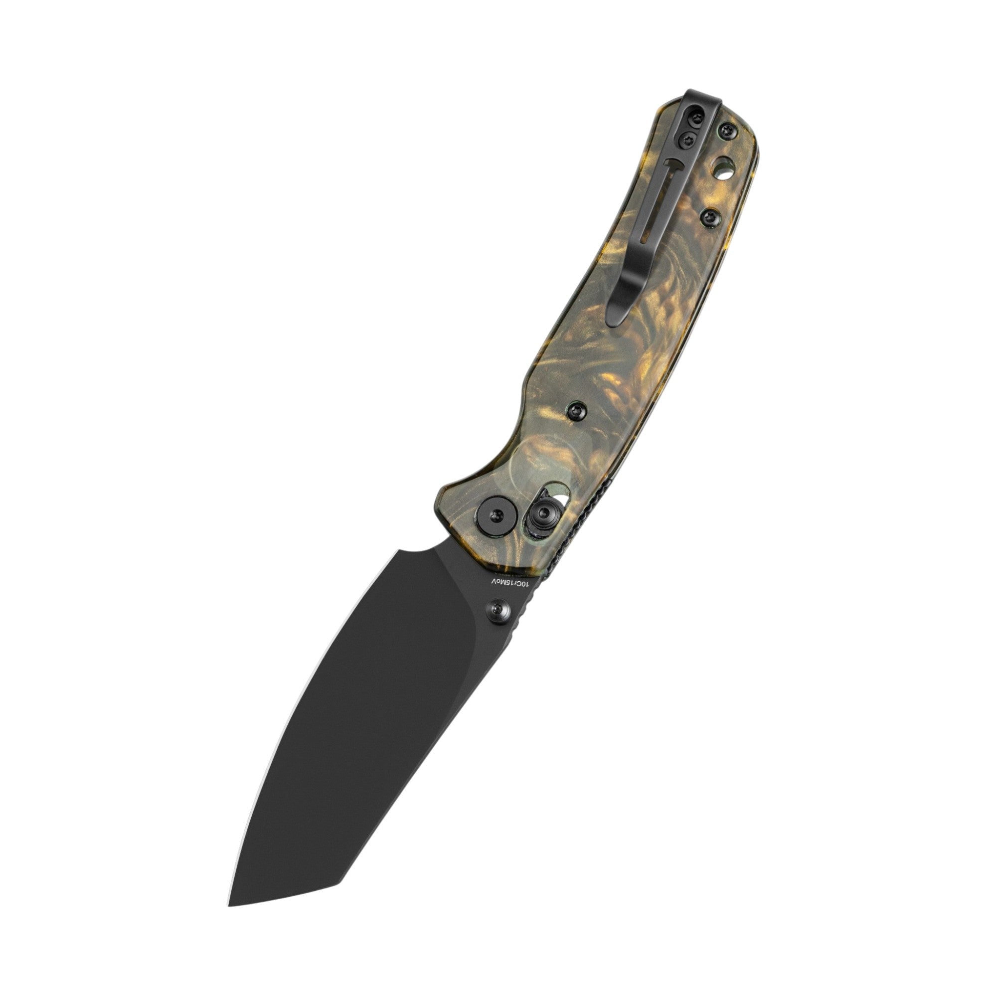Bestech Cicada's Wing Brown Resin Folding Knife