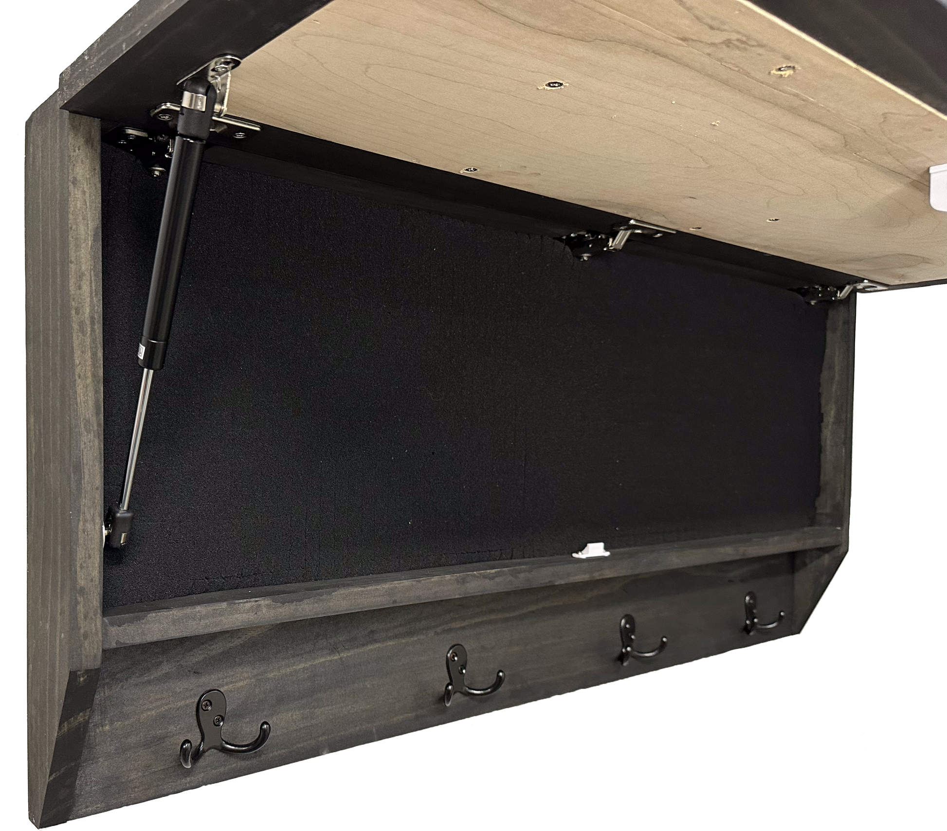 Coat Rack Hidden Gun Storage - Mountain Escape