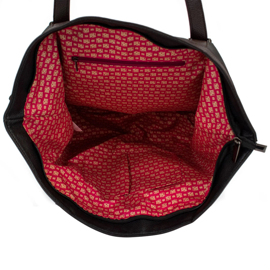 Anna Vegan XL Leather Weekender Duffel Bag