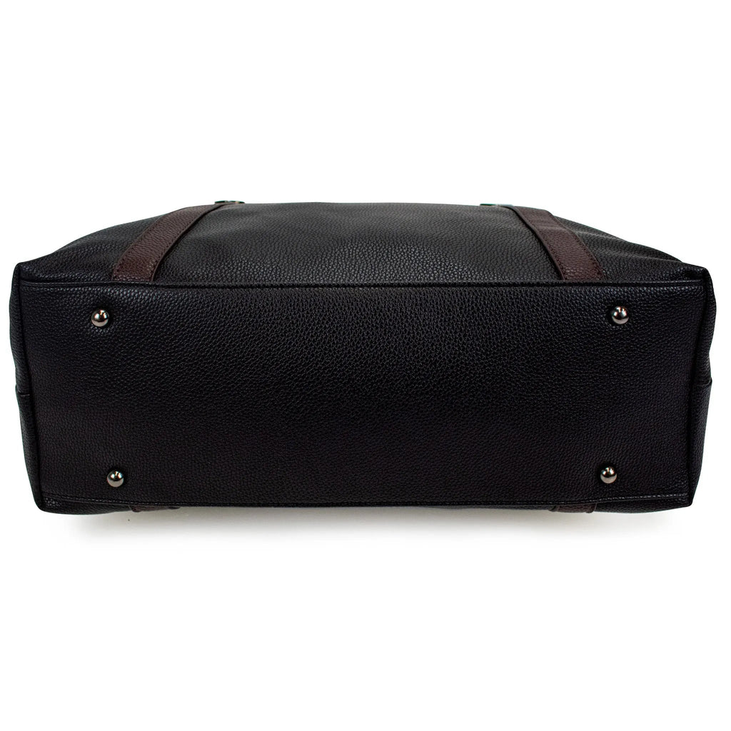 Anna Vegan XL Leather Weekender Duffel Bag