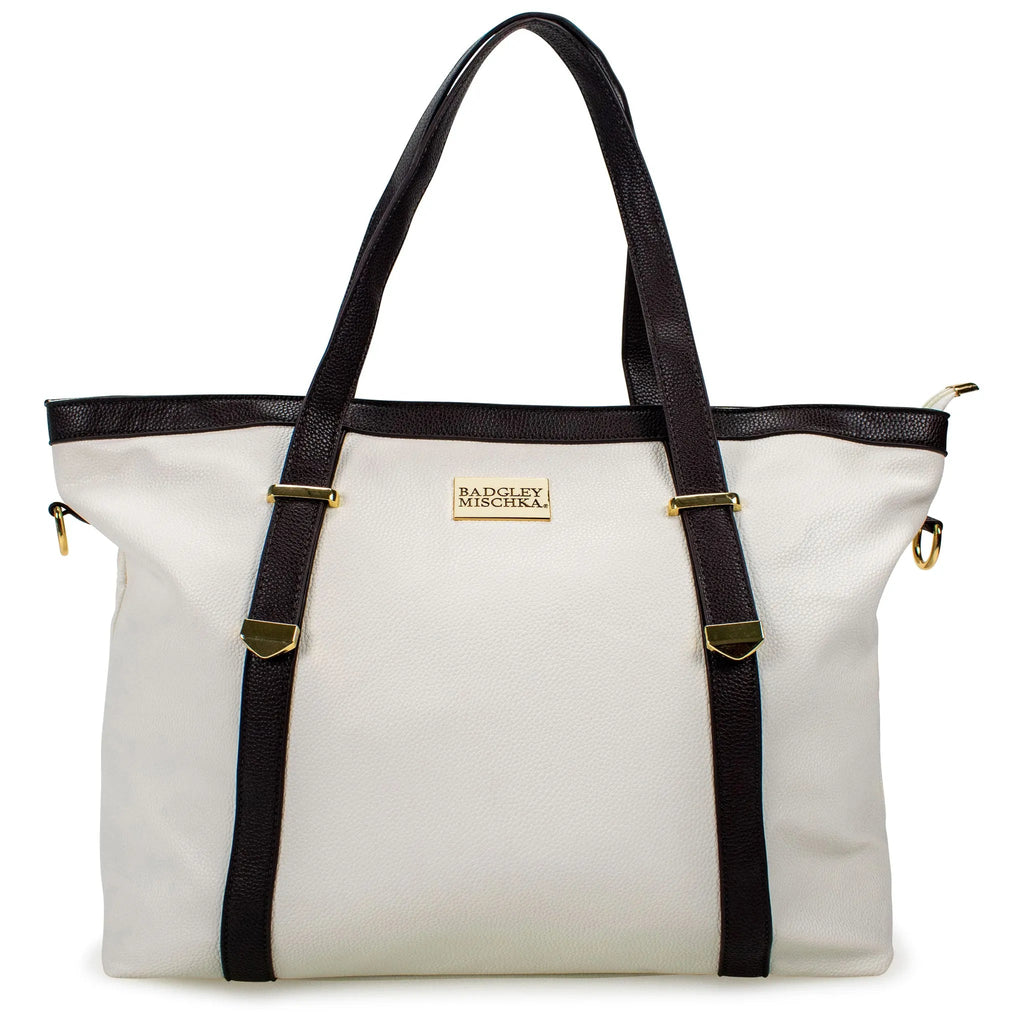 Anna Vegan XL Leather Weekender Duffel Bag