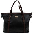 Anna Vegan XL Leather Weekender Duffel Bag