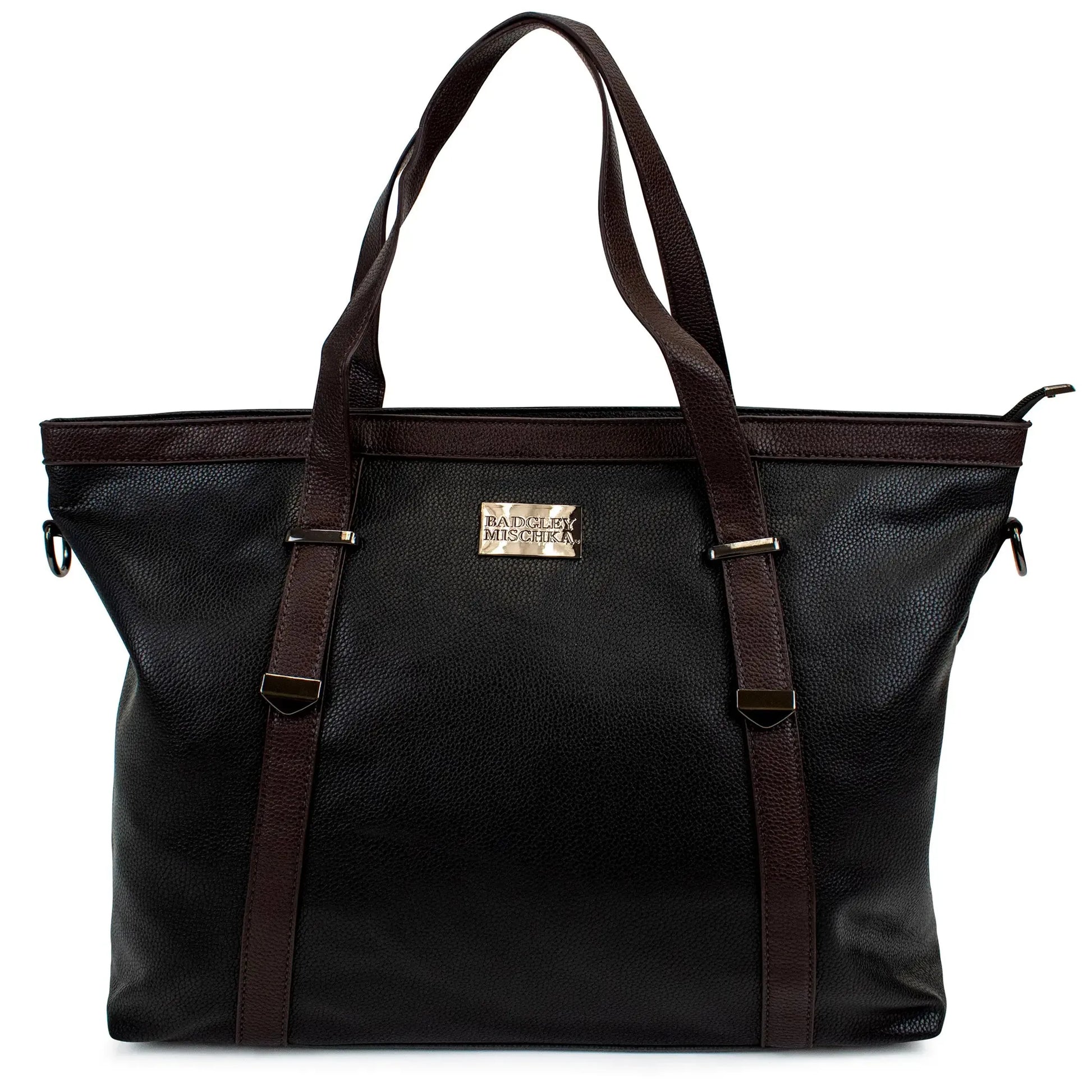Anna Vegan XL Leather Weekender Duffel Bag