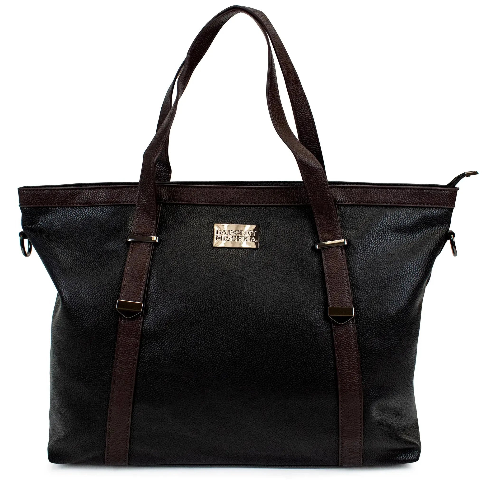 Anna Vegan XL Leather Weekender Duffel Bag