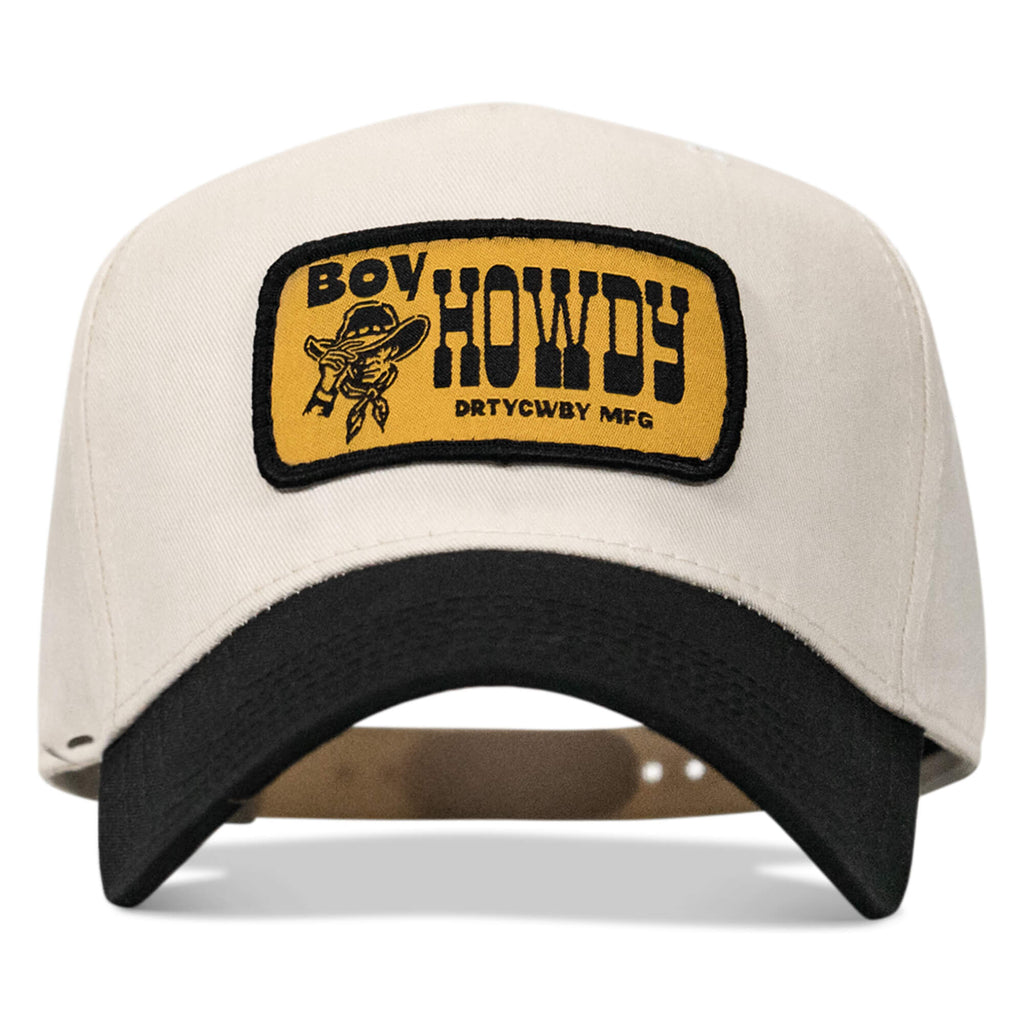 Boy Howdy Western Patch Snapback Hat