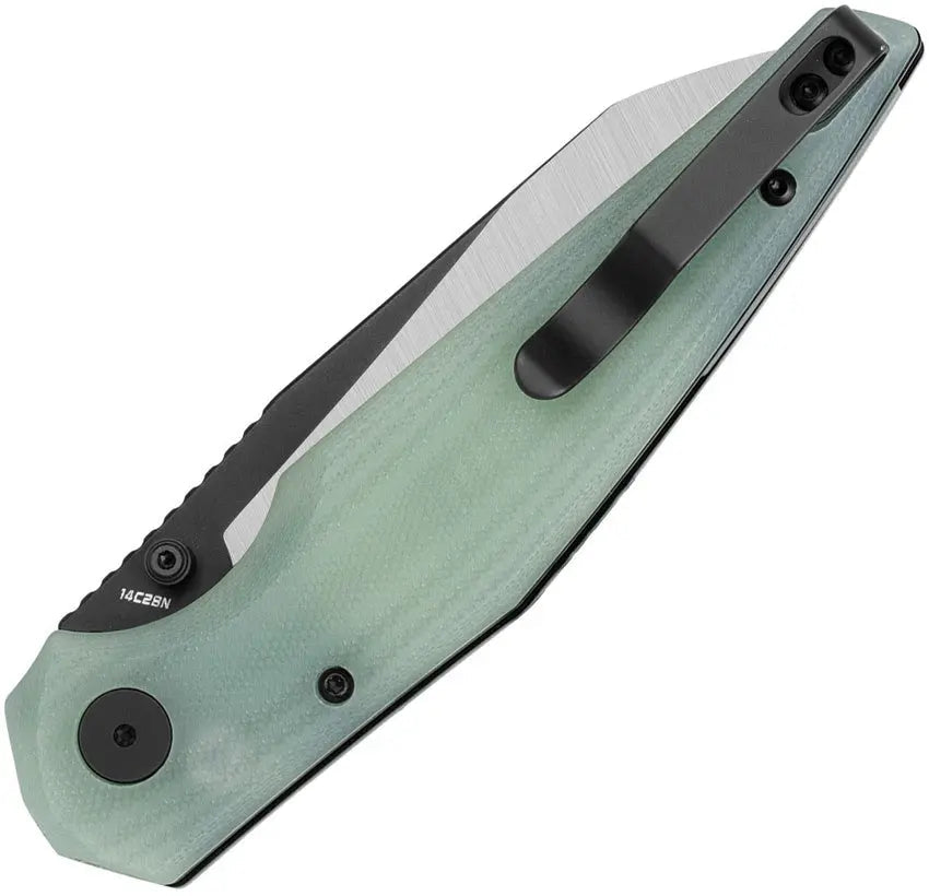 Bestech Jade G10 Snakebird Button Lock Folding Knife