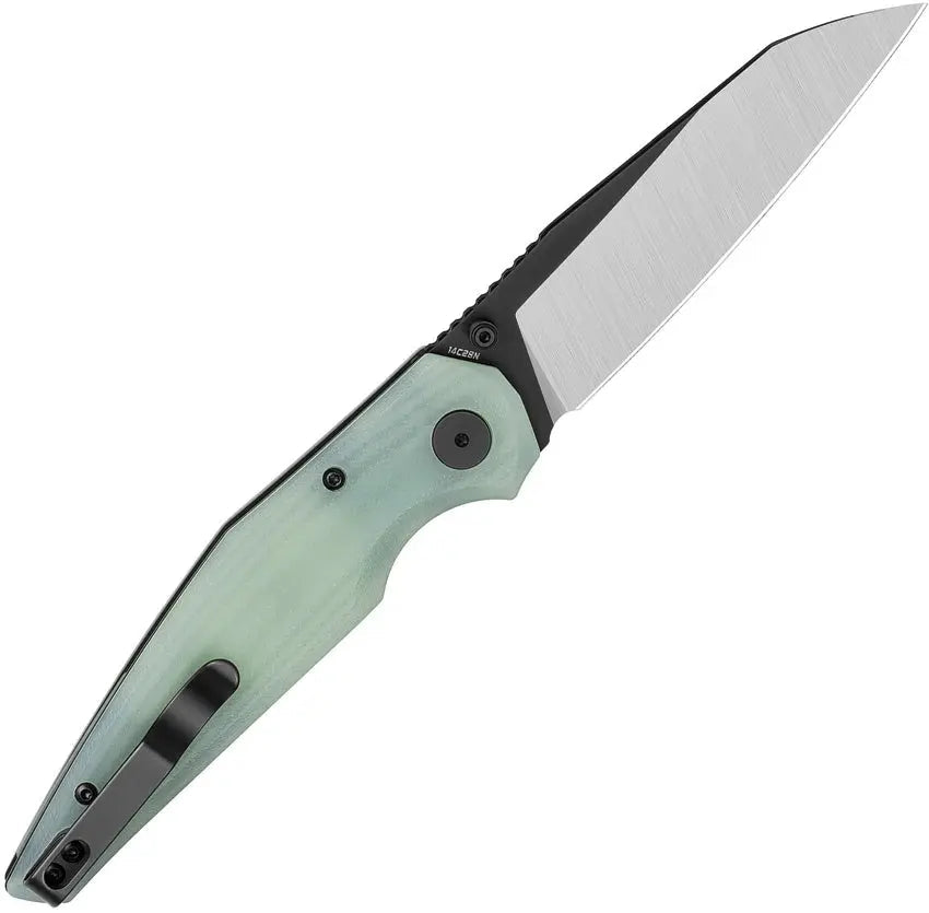 Bestech Jade G10 Snakebird Button Lock Folding Knife