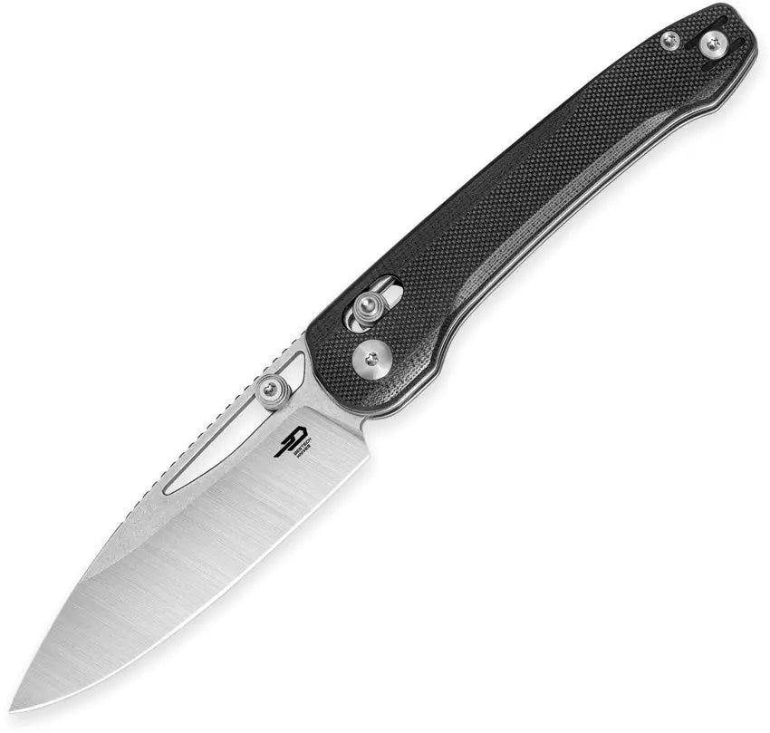 Bestech Black Cobber Bar Lock Folding Knife