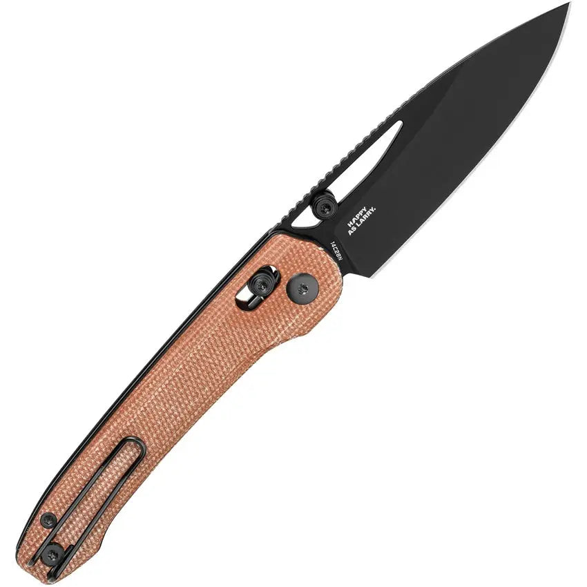 Bestech Brown Micarta Cobber Bar Lock Folding Knife