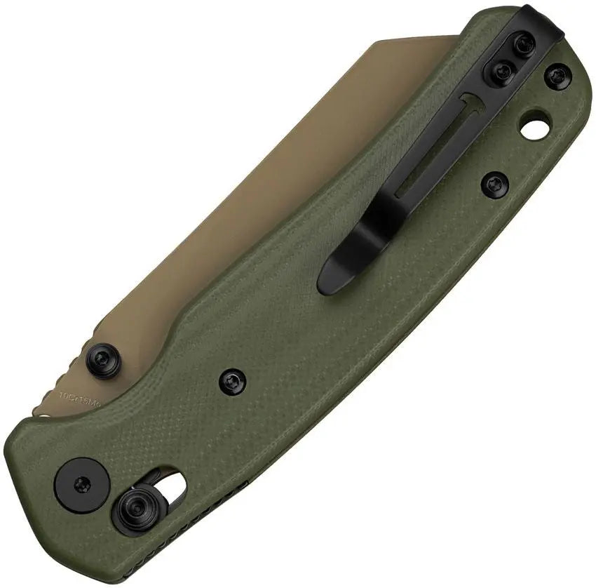 Bestech Cicada's Wing OD/Gold Folding Knife