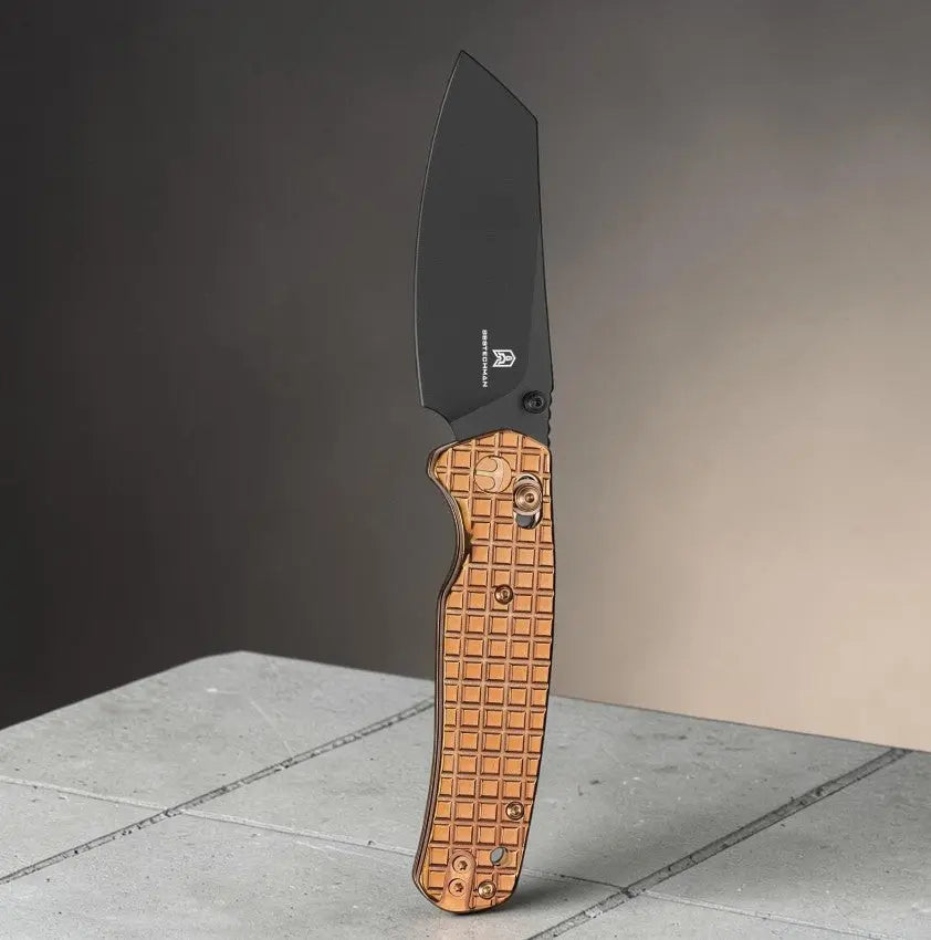 Bestech Cicada's Wing Folding Knife - Bronze Frag Stainless B-Lock