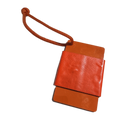 Tape Card - Duct Tape wrapped Orange Credit Card w/ Paracord Lanyard