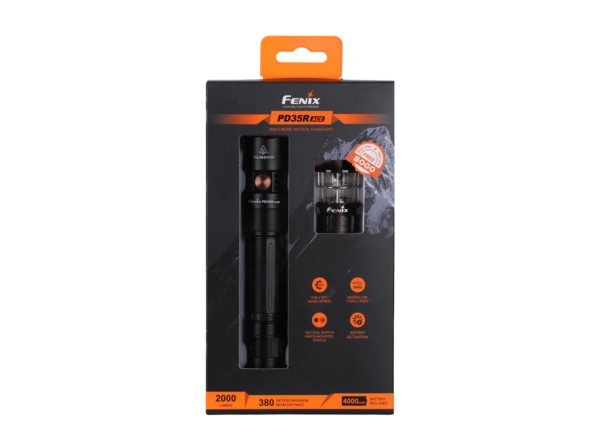 Fenix PD35R ACE Multi-mode Tactical Flashlight