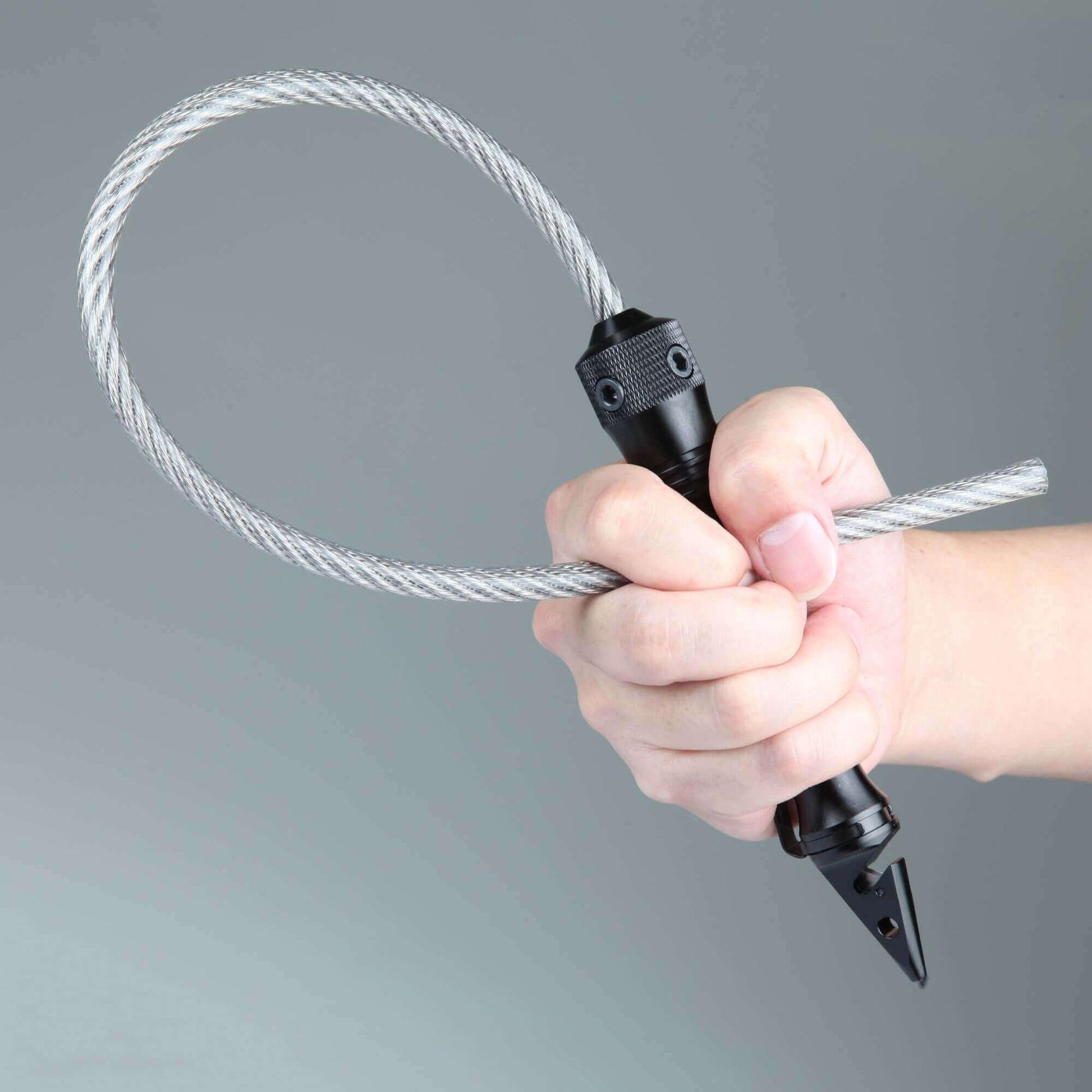 Stinger Whip Car Emergency Tool with Seat Belt Cutter and Window Breaker (Elite Edition, Black)
