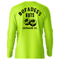 Bofadee's Nuts - Hi-Visibility UPF 50 Long Sleeve Sun Shirt