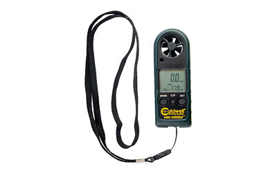 Caldwell Wind Wizard II |  Black |  Measures Wind Speed/Temperature |  LCD Backlight