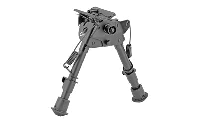 Caldwell XLA Pivot Bipod |  Attaches to Sling Swivel Stud |  Aluminum |  6"-9" |  Black