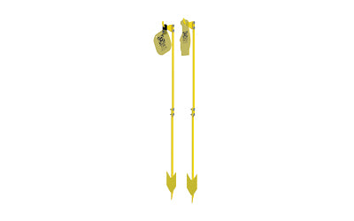 Caldwell AR500 Target Post |  70" Assembled Length |  Black and Yellow