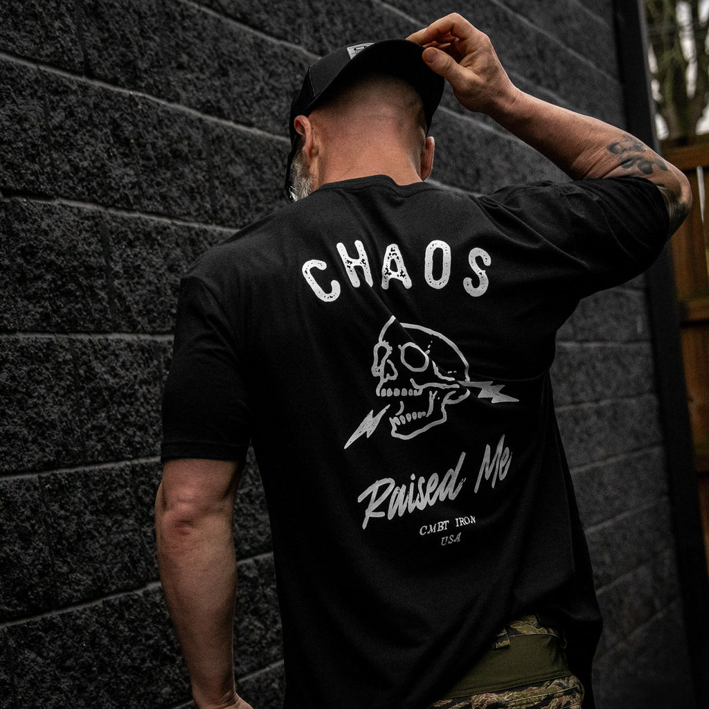 Chaos Raised Me Men's T-Shirt