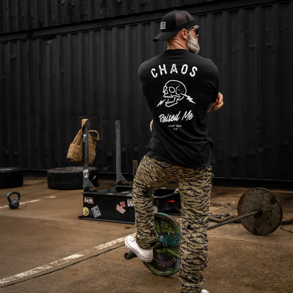 Chaos Raised Me Men's T-Shirt
