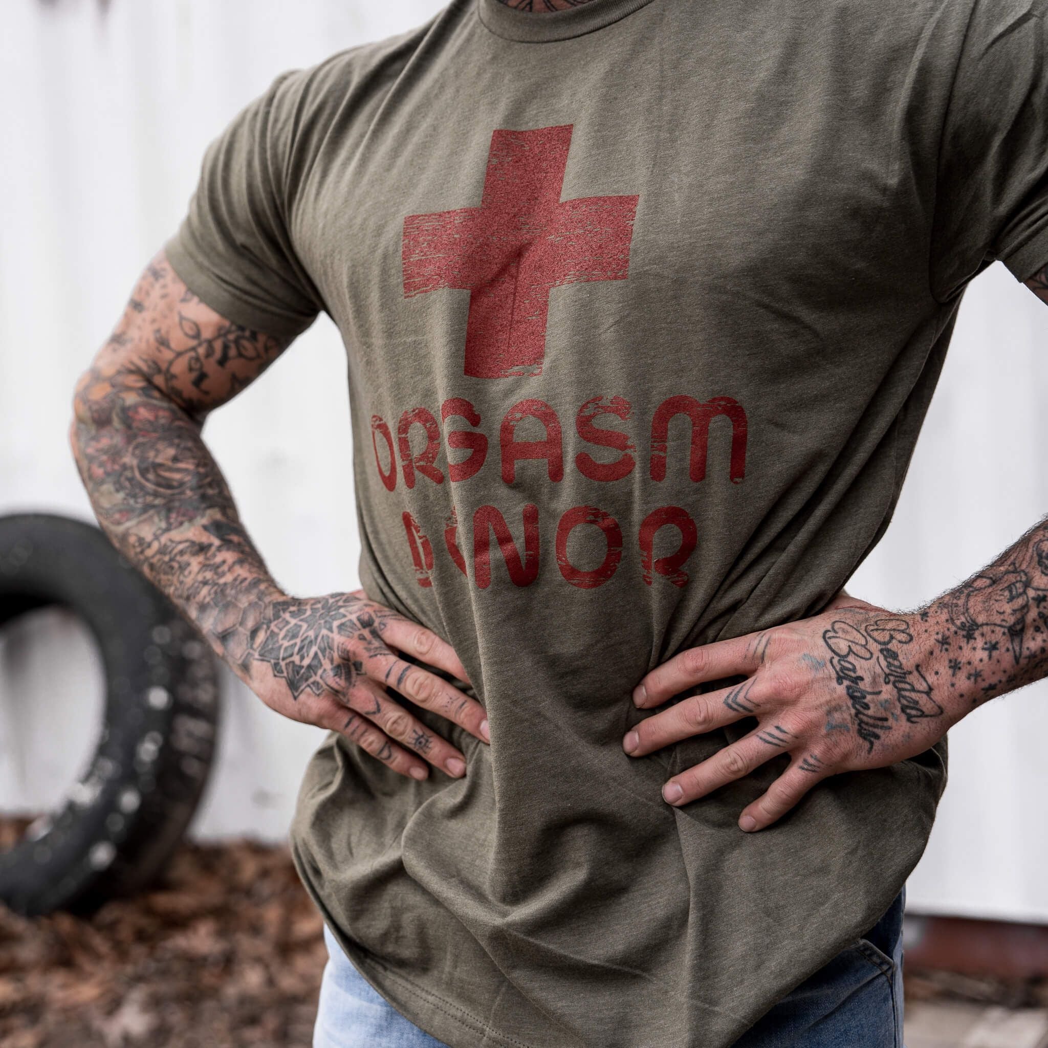 Orgasm Donor Men's T-Shirt