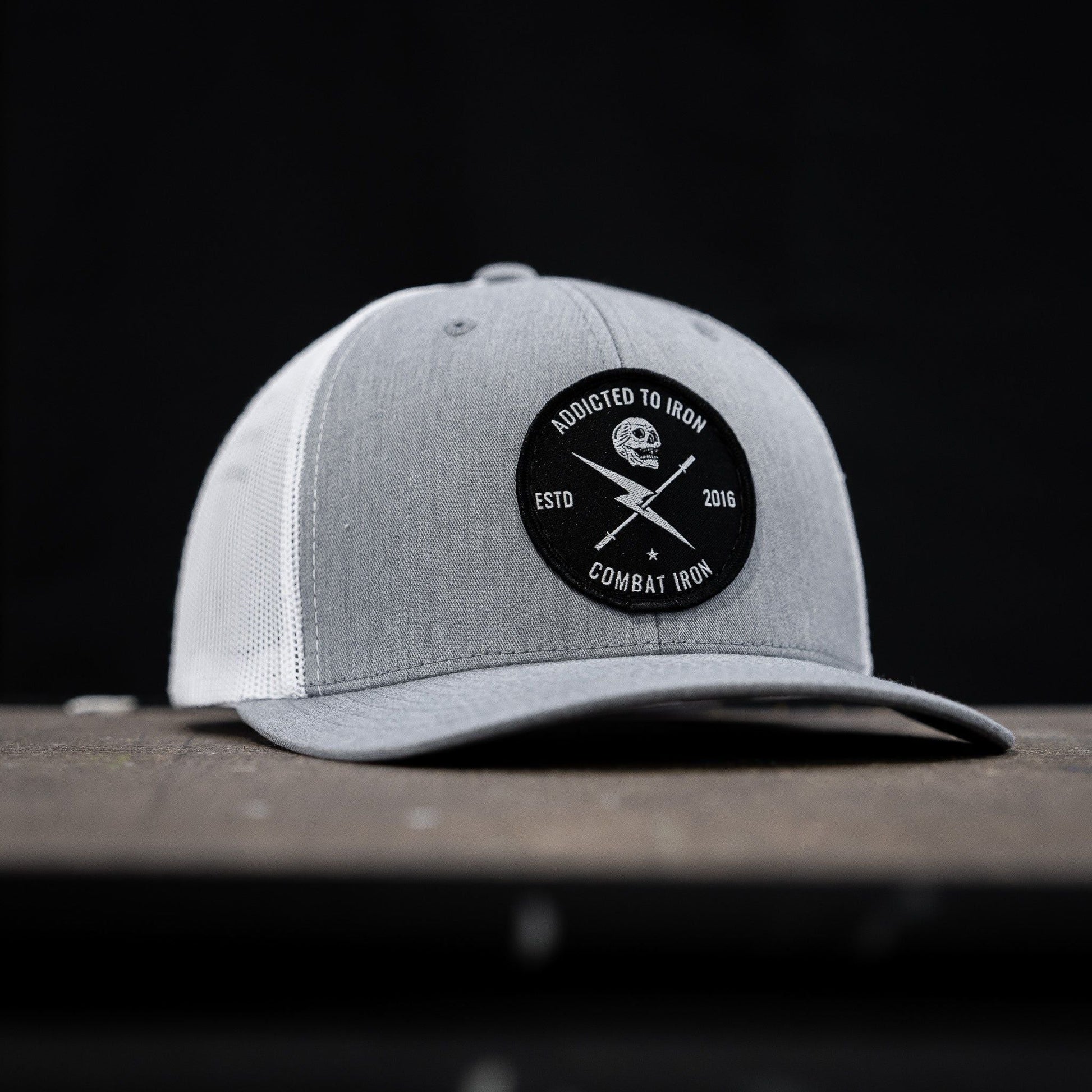 Addicted To Iron Patch Snapback Hat