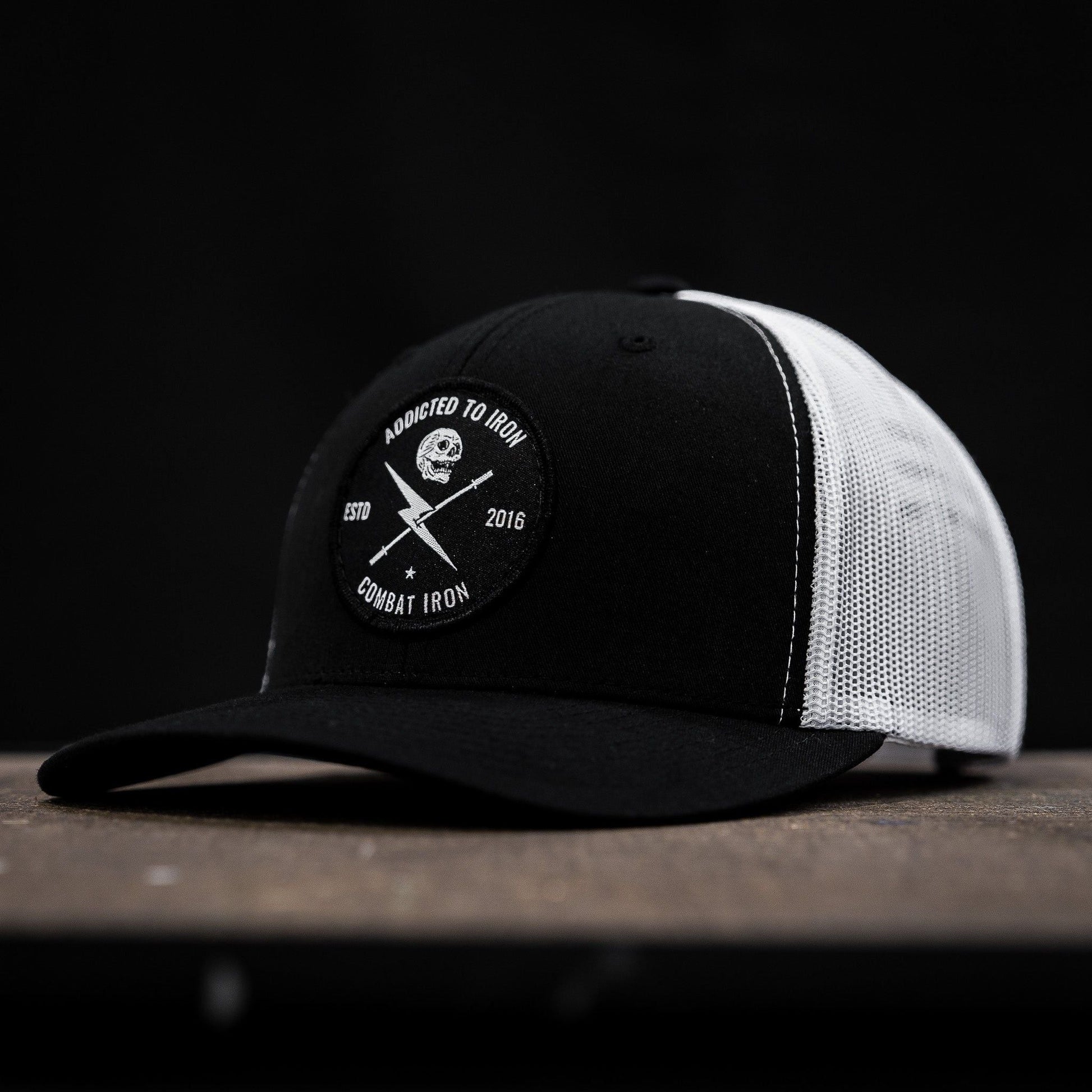 Addicted To Iron Patch Snapback Hat