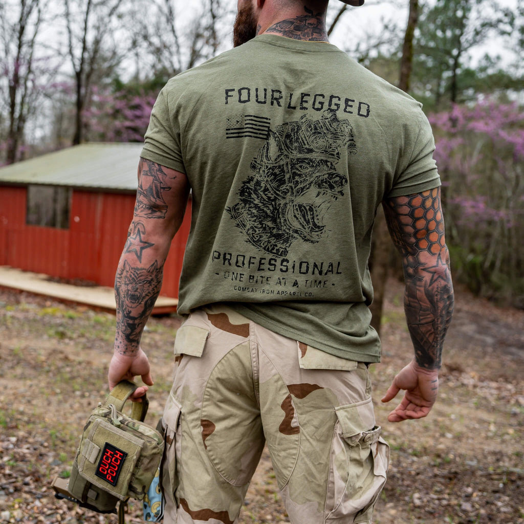 Four Legged Professional K9 Dog Training Men's T-Shirt