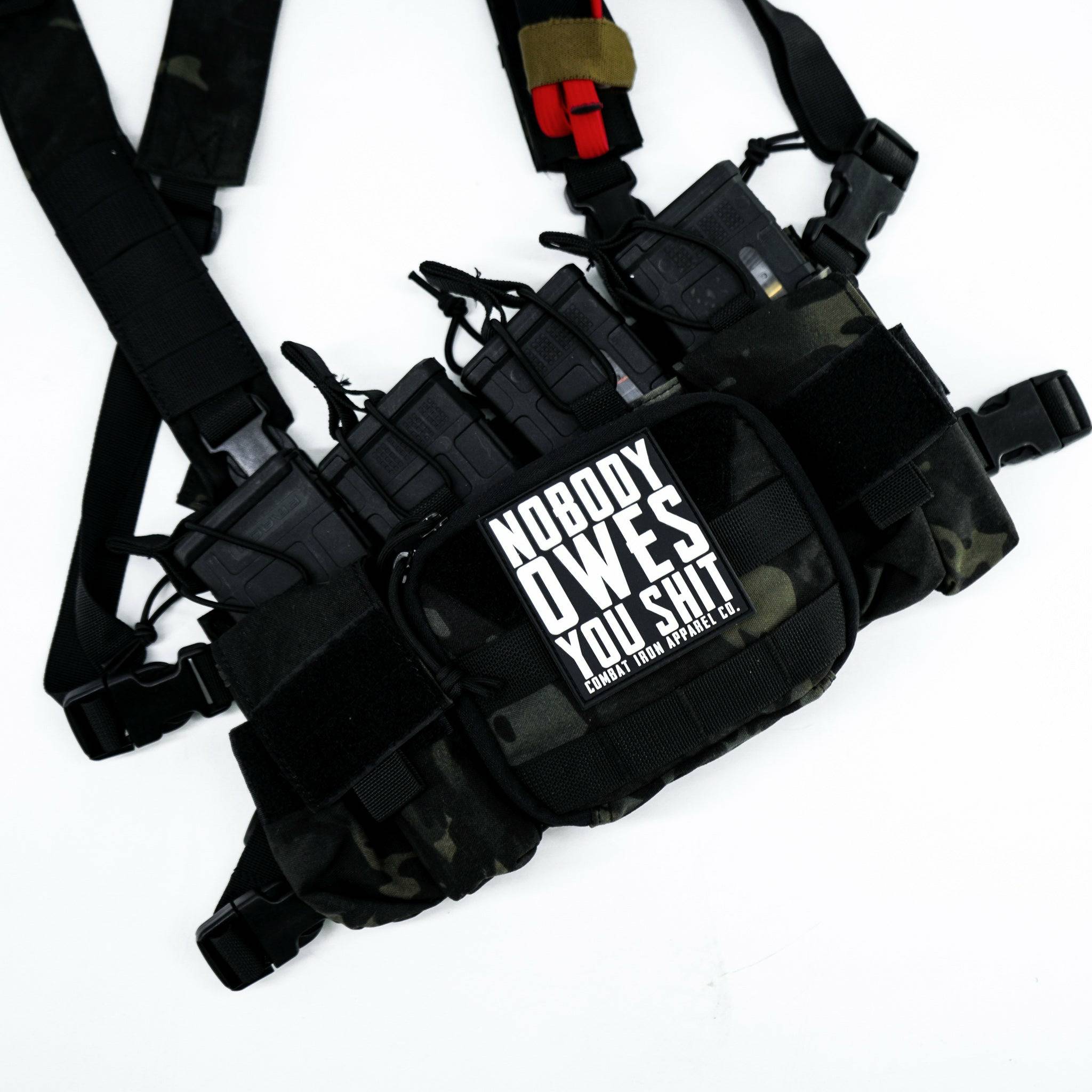 Nobody Owes You Shit PVC Velcro Patch