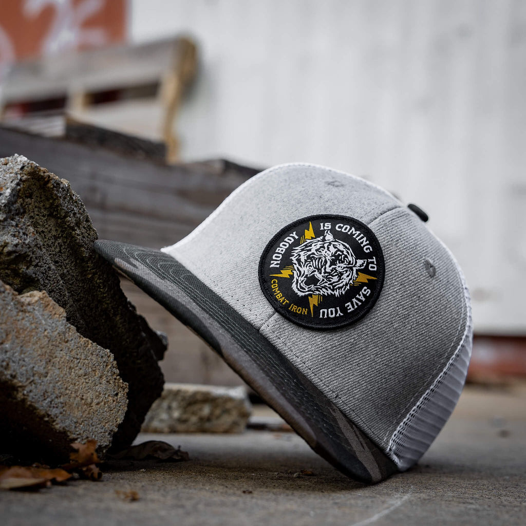 Nobody Is Coming To Save You Patch Snapback Hat