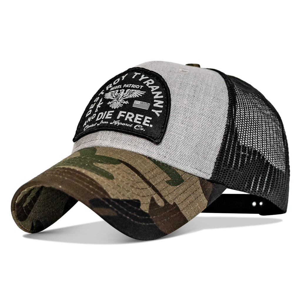 Destroy Tyranny and Die Free Patch Snapback