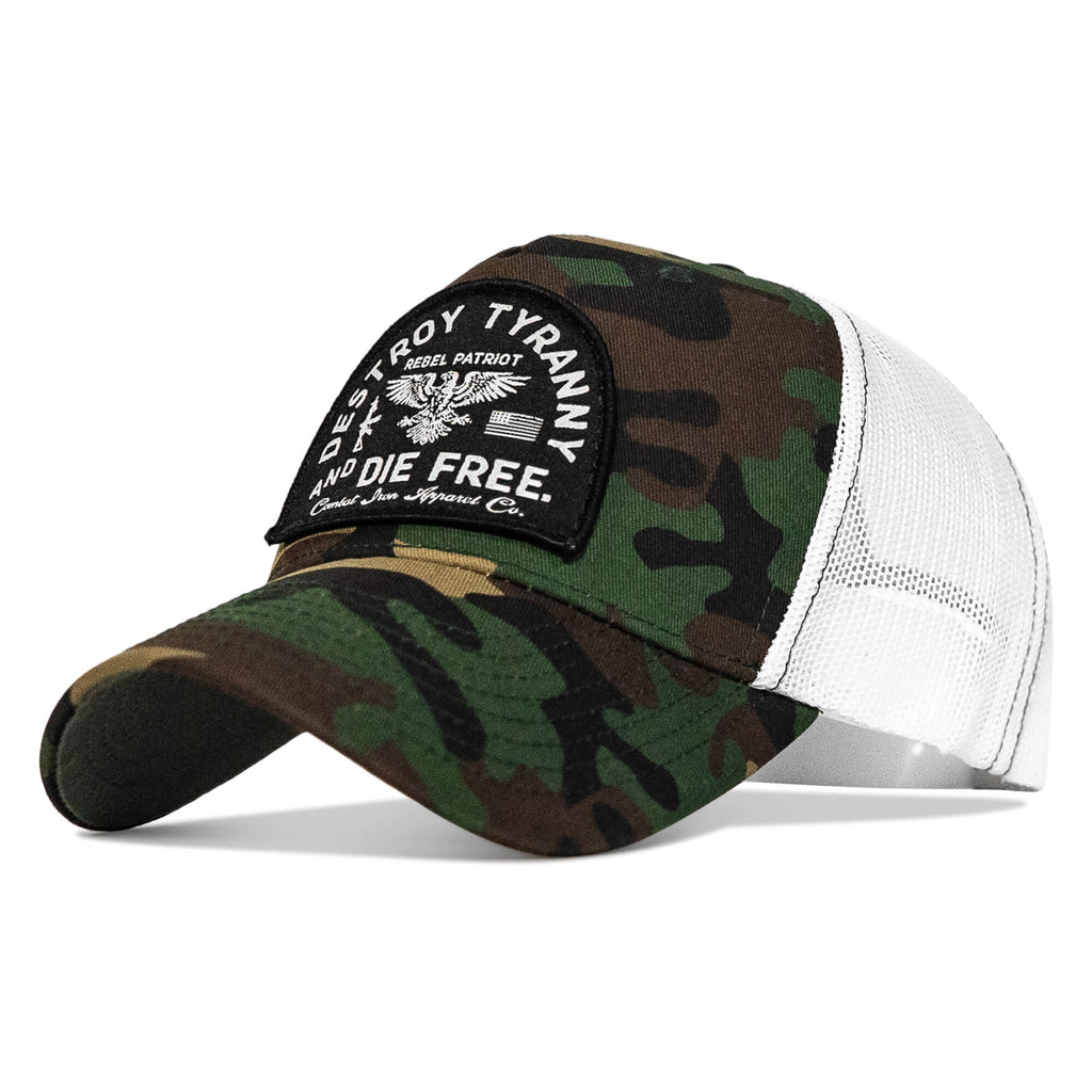 Destroy Tyranny and Die Free Patch Snapback