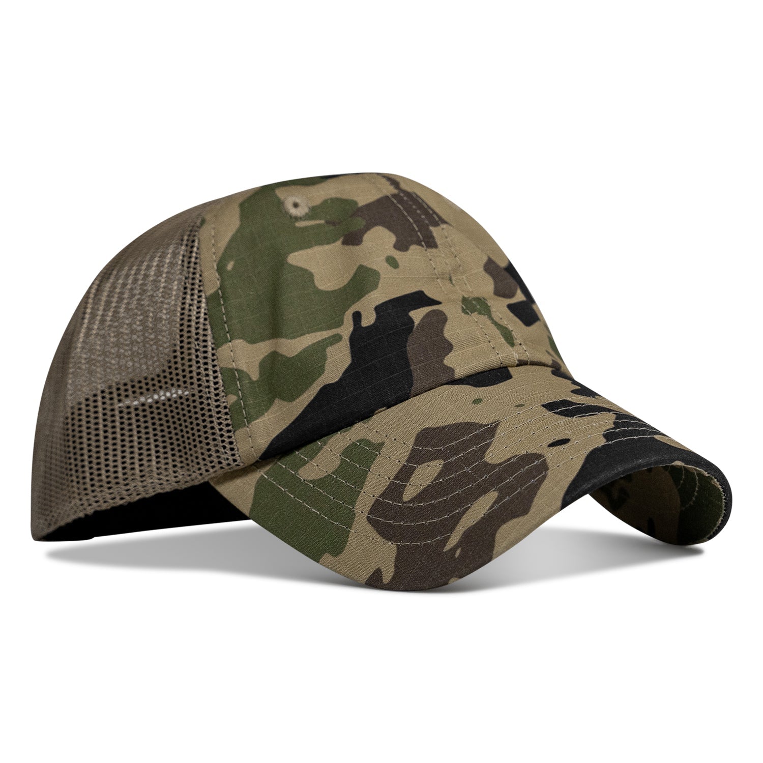 Ripstop Low Pro No Patch Mesh Snapback Hat