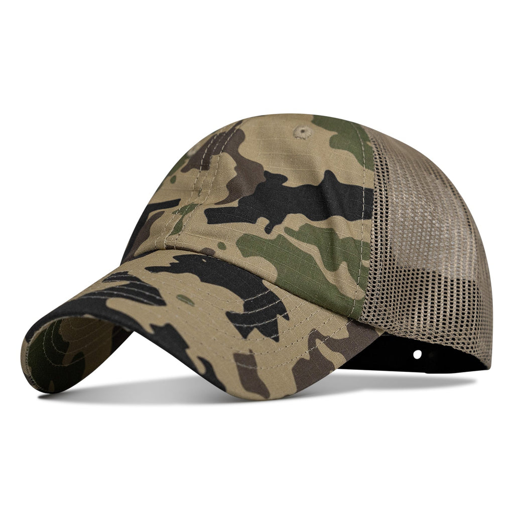 Ripstop Low Pro No Patch Mesh Snapback Hat