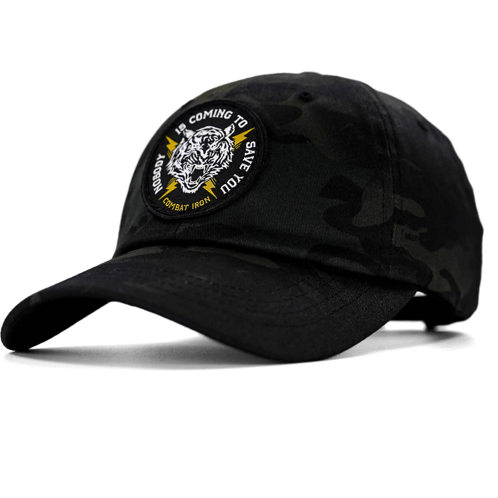 NOBODY IS COMING TO SAVE YOU Patch Dad Hat