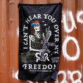 I Can't Hear You Over All My Freedom AR Guitar Rocker 3' X 5' Wall Flag