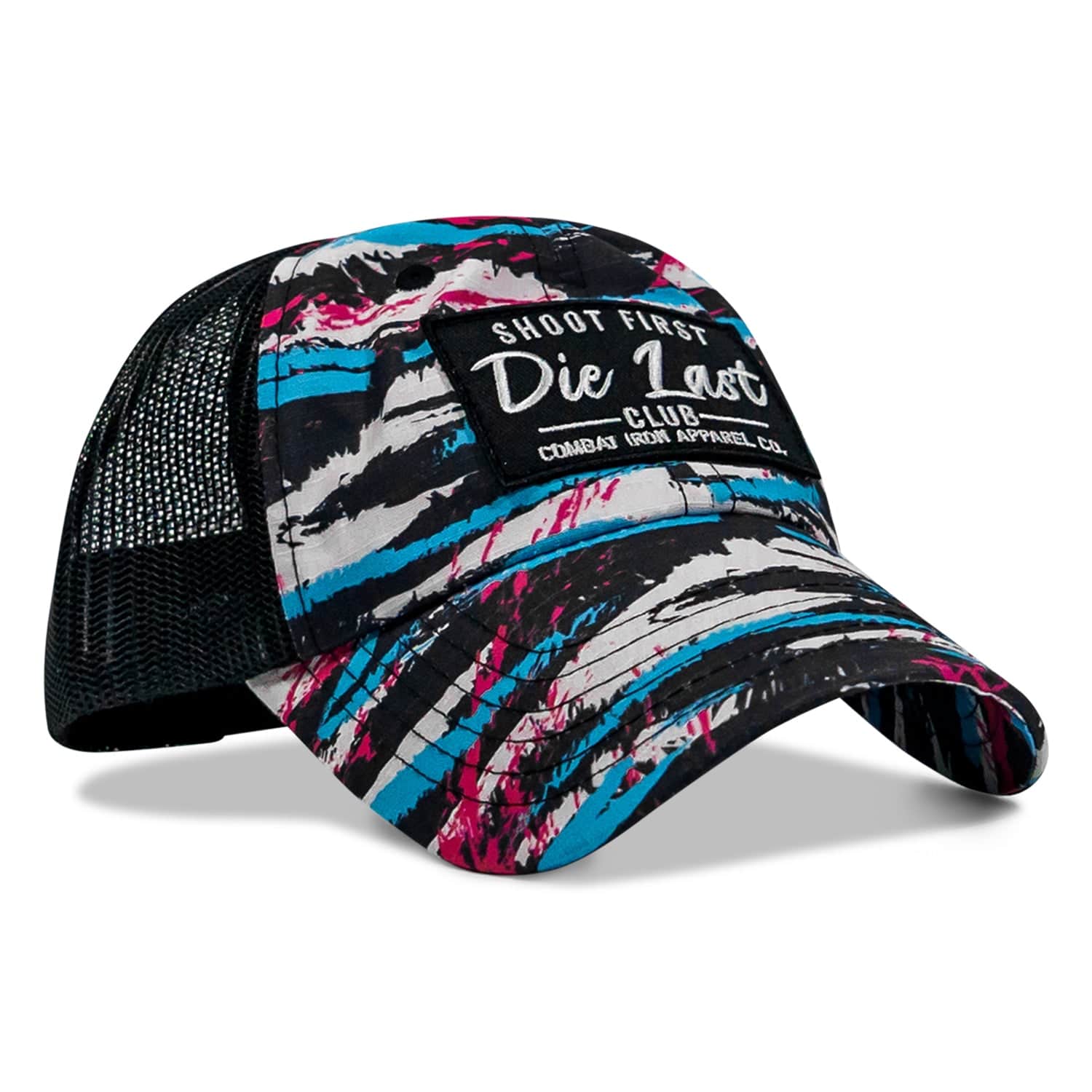 Shoot First. Die Last. Club Patch Ripstop Snapback