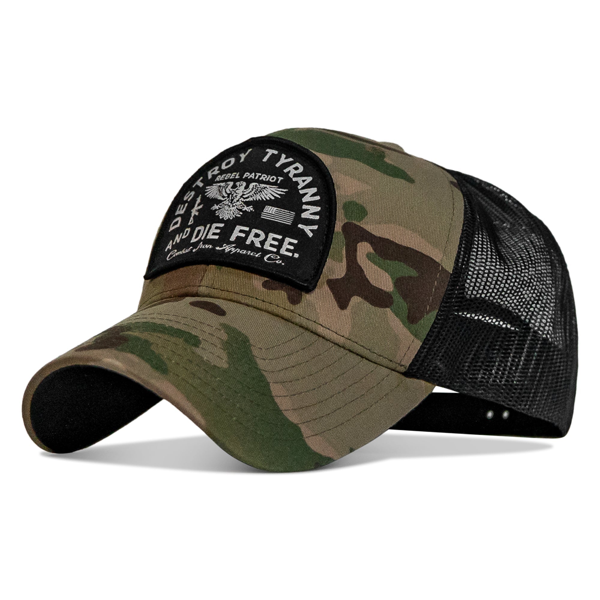 Destroy Tyranny and Die Free Patch Snapback
