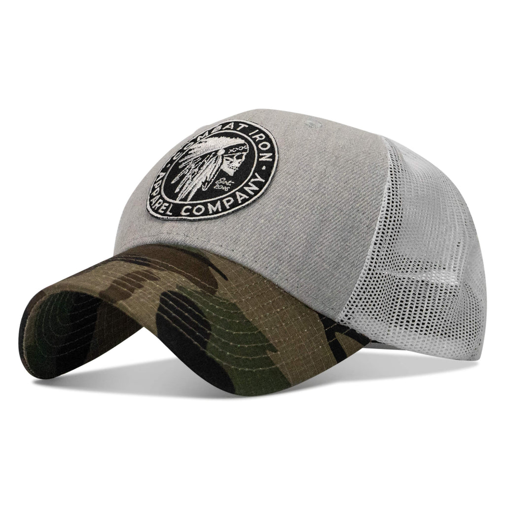 Indian Chief Skull Patch Snapback