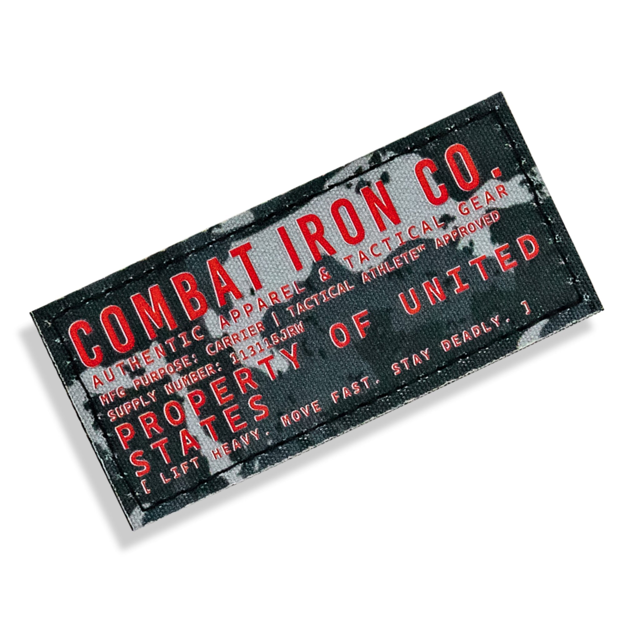 Combat Iron Co. Authentic Brand Velcro Patch