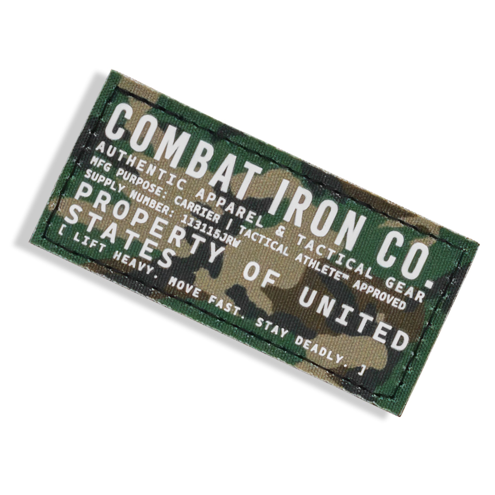 Combat Iron Co. Authentic Brand Velcro Patch