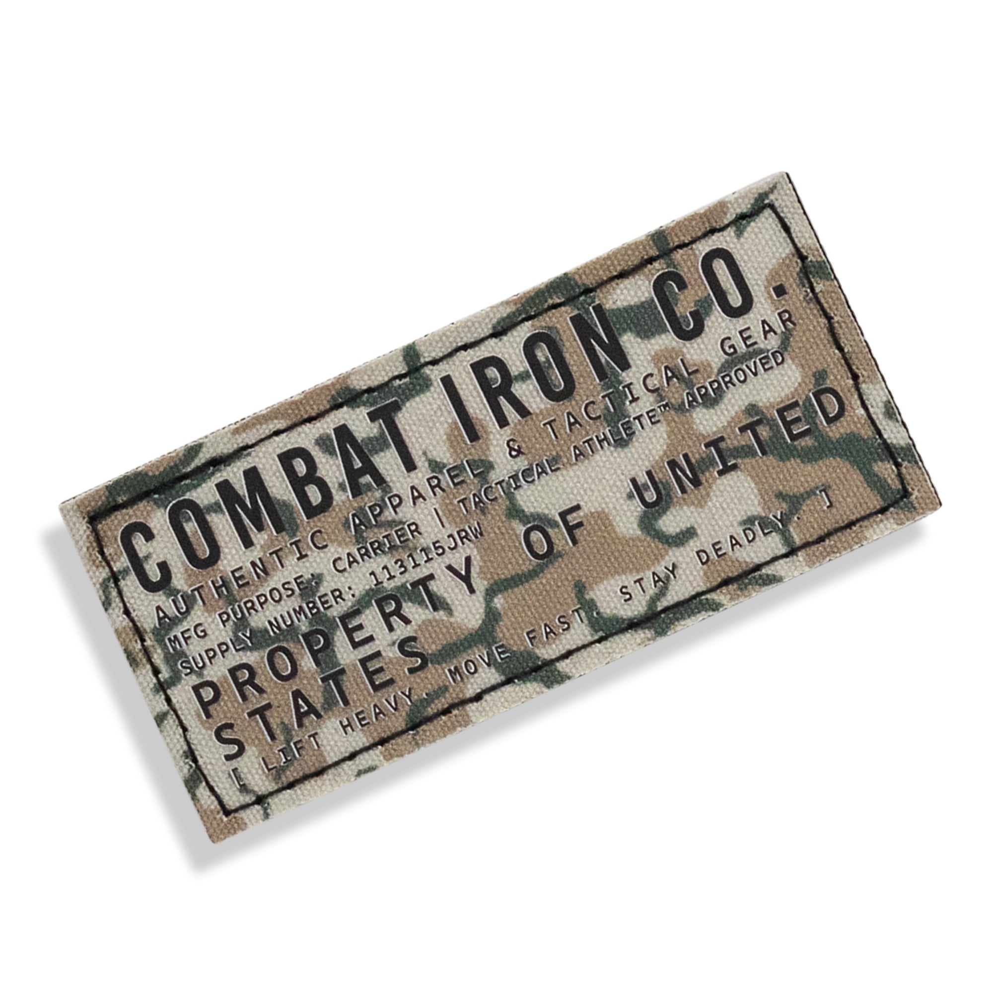 Combat Iron Co. Authentic Brand Velcro Patch