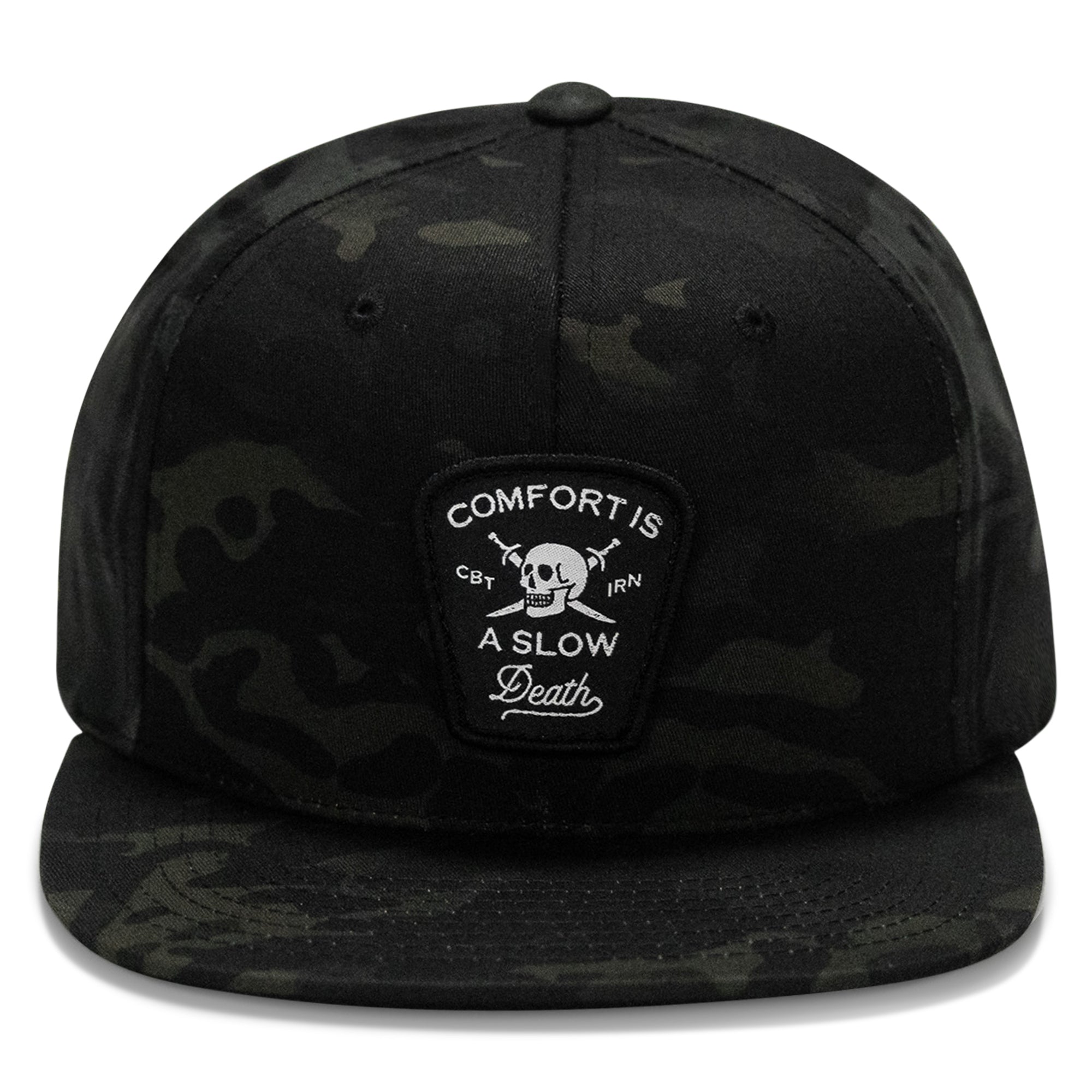 Comfort Is A Slow Death Patch Flatbill Snapback Hat