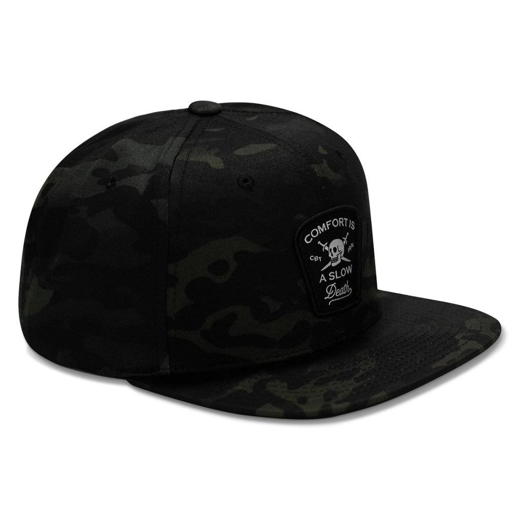Comfort Is A Slow Death Patch Flatbill Snapback Hat