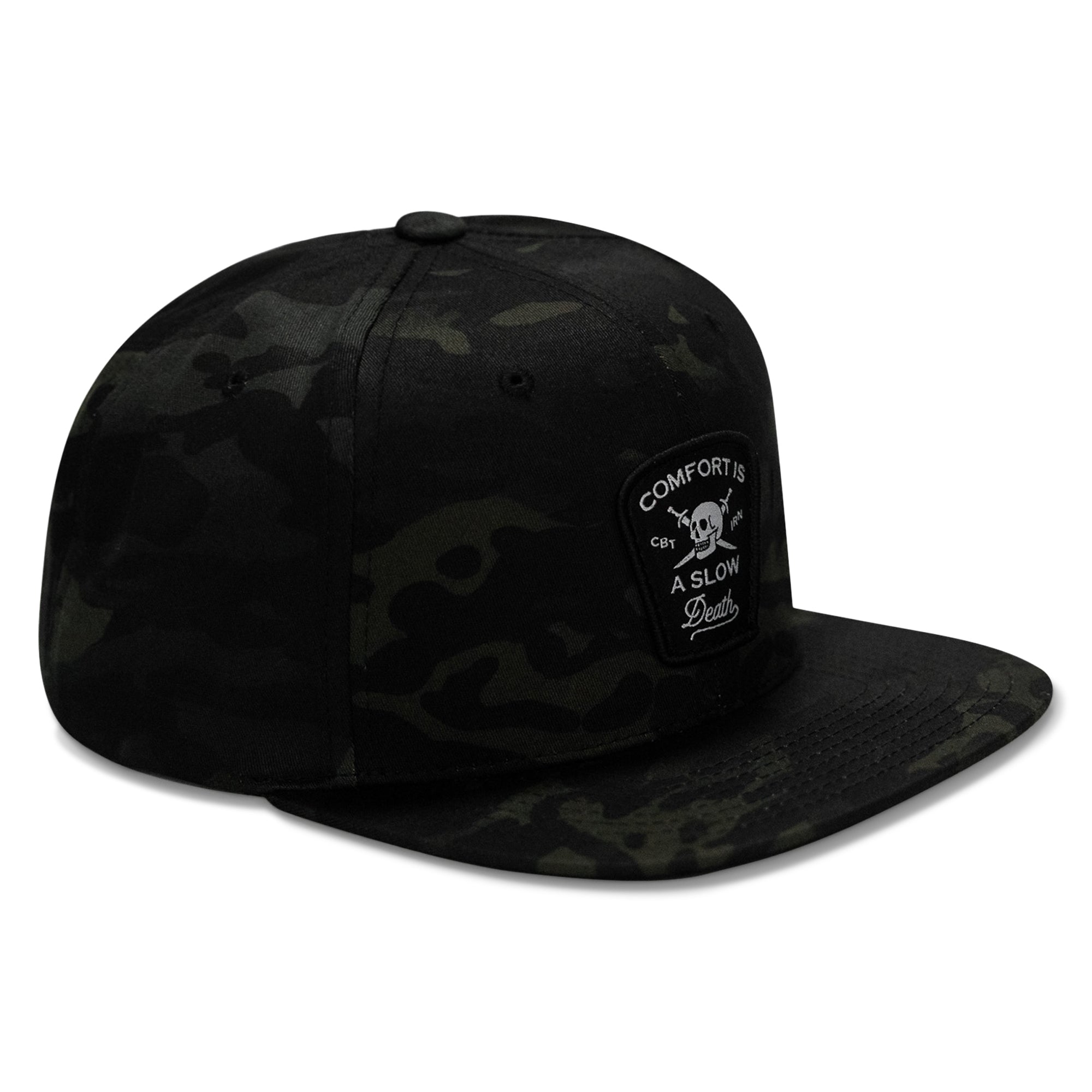 Comfort Is A Slow Death Patch Flatbill Snapback Hat