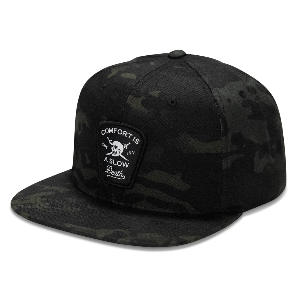 Comfort Is A Slow Death Patch Flatbill Snapback Hat