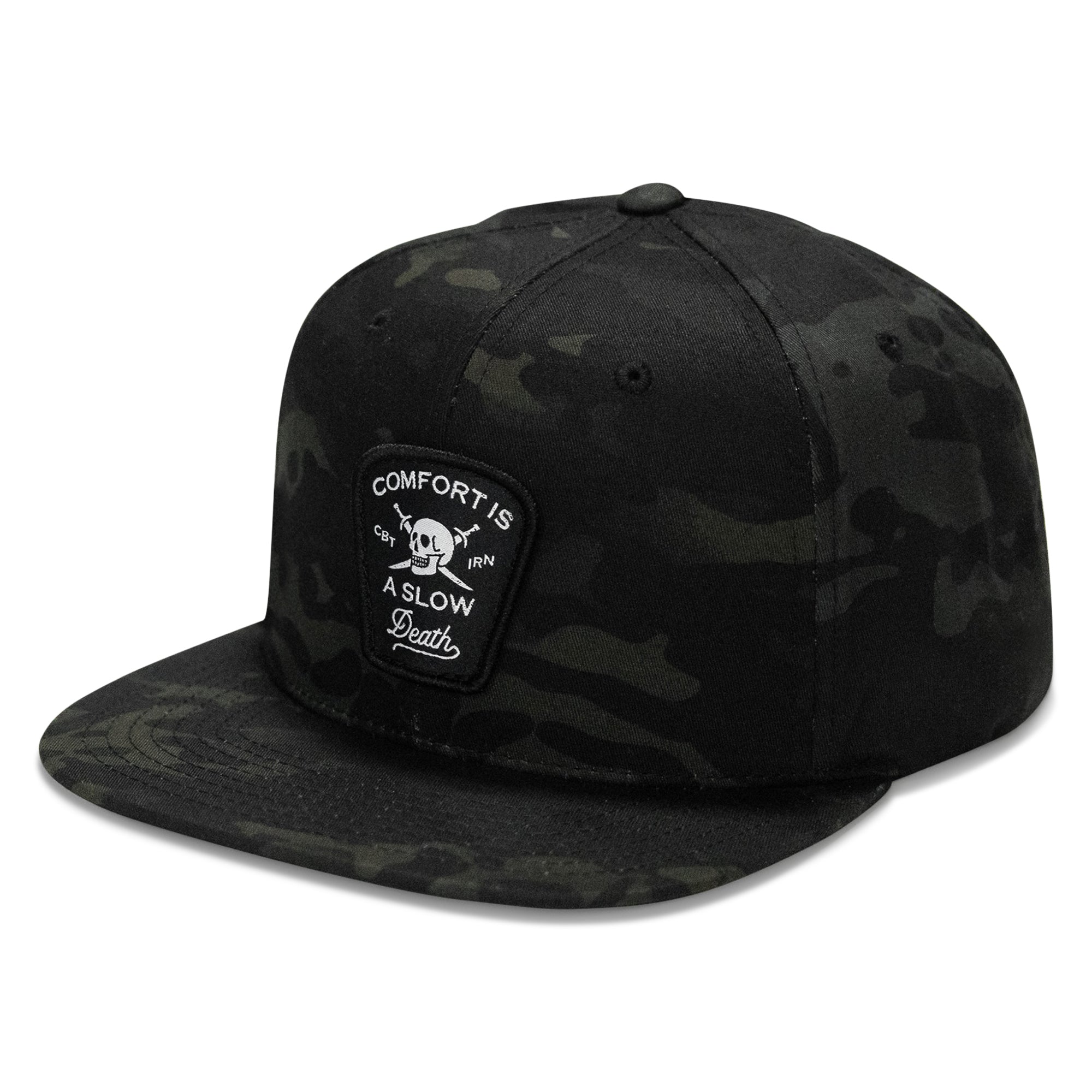 Comfort Is A Slow Death Patch Flatbill Snapback Hat