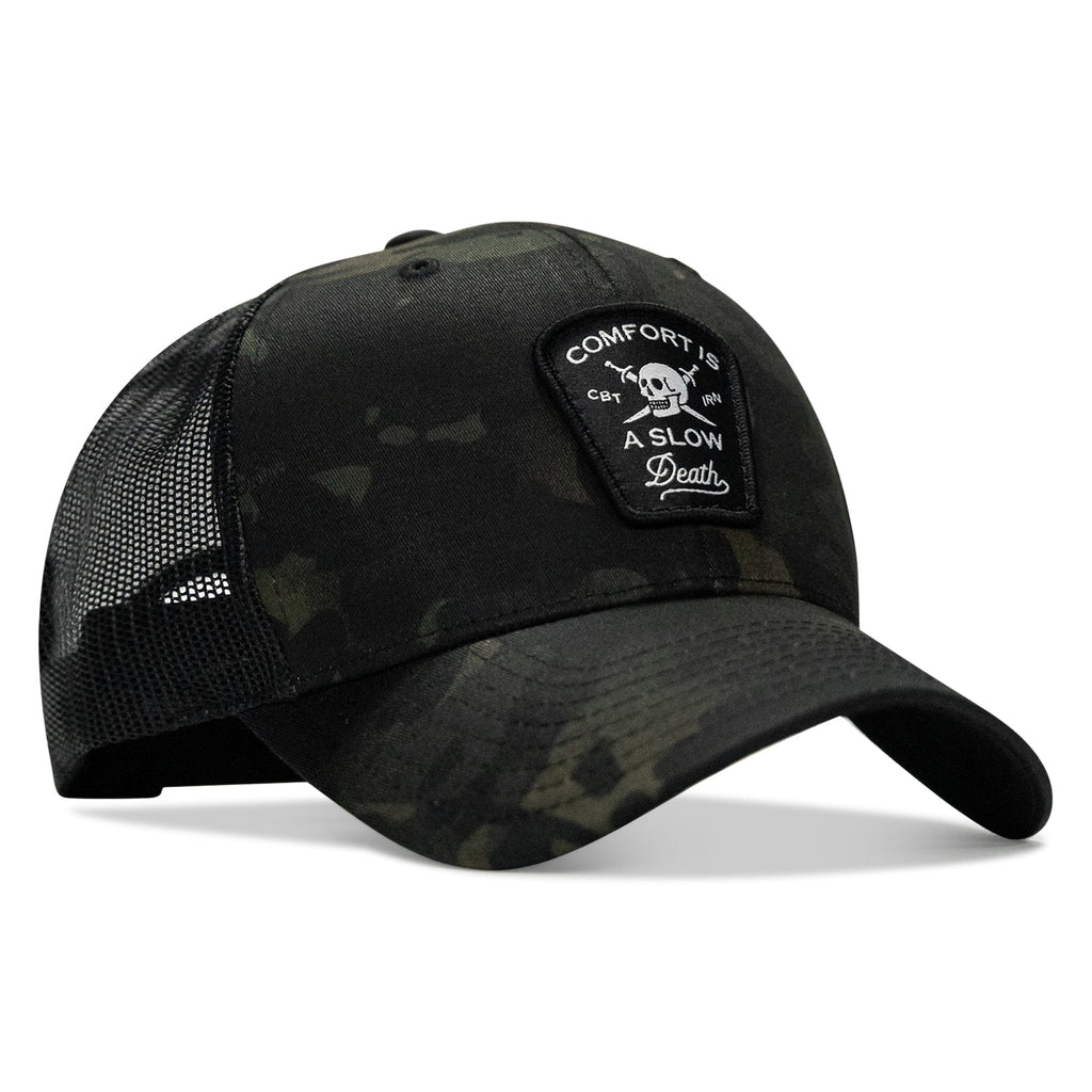 Comfort Is A Slow Death Patch Snapback Hat